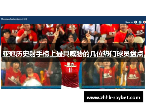 亚冠历史射手榜上最具威胁的几位热门球员盘点